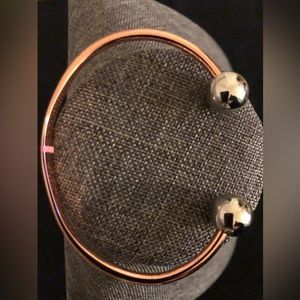 Lovely Dual-tone Cuff Bracelet